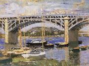 Claude Monet The Bridge at Argenteuil oil painting on canvas